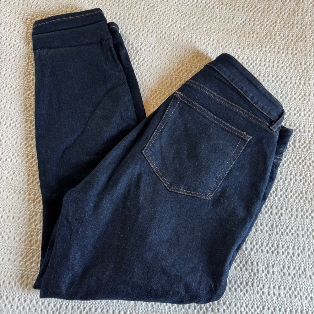 Loft curvy skinny jeans dark wash size 12 petite